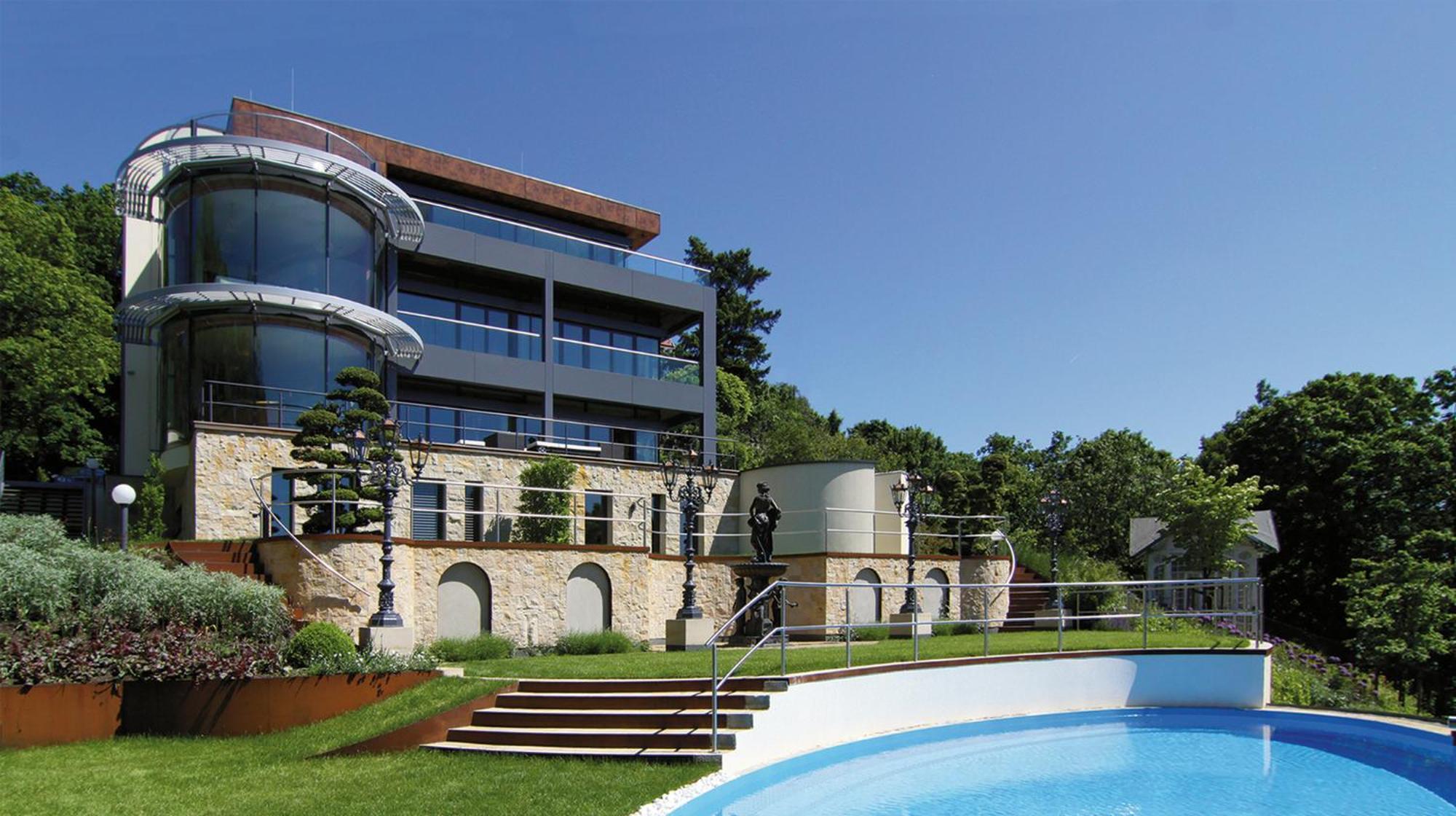 Villa Via Lapis - Panoramablick Ueber Dresden - Garten - Pool - Sauna - Luxus Exterior foto